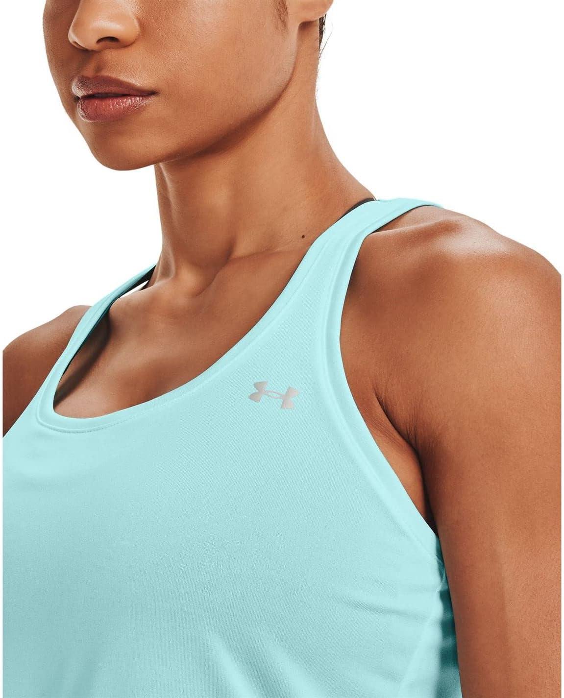 image:imageUnder Armour Womens Tech Twist Tank TopBreeze 442Metallic Silver