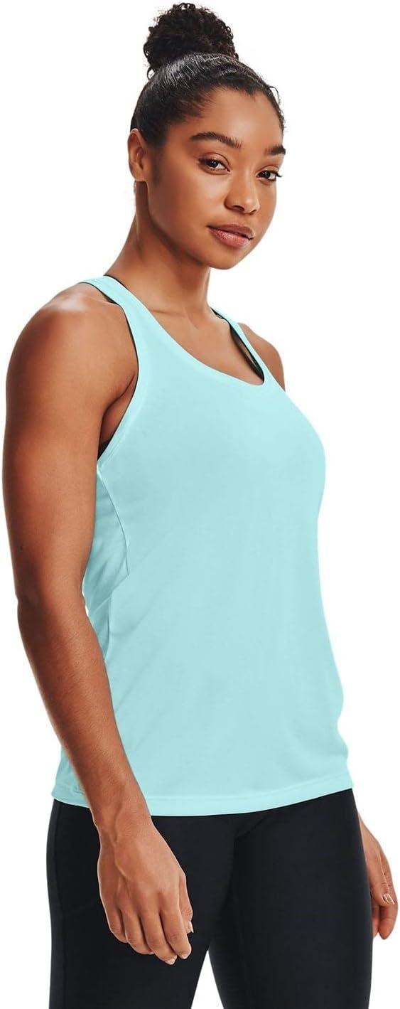 image:imageUnder Armour Womens Tech Twist Tank TopBreeze 442Metallic Silver