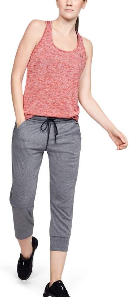 image:imageUnder Armour Womens Tech Twist Tank TopFractal Pink 692Metallic Silver