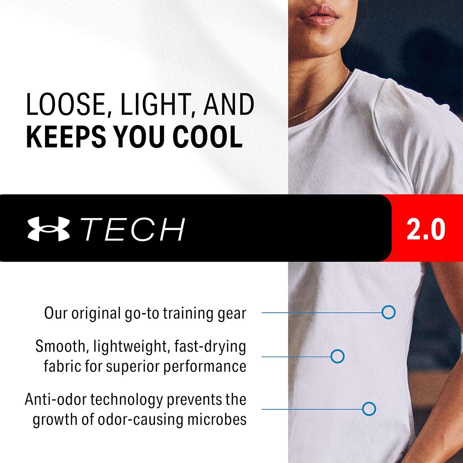 image:imageUnder Armour Womens Tech Twist Tank TopIndigo 405Metallic Silver