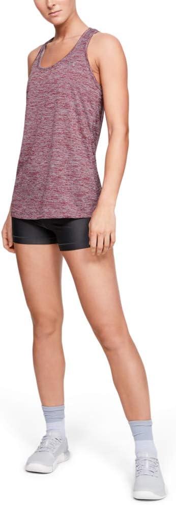 image:imageUnder Armour Womens Tech Twist Tank TopLevel Purple 570Metallic Silver