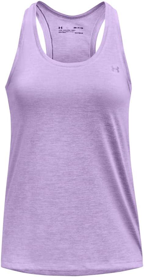 image:imageUnder Armour Womens Tech Twist Tank TopOctane 566Metallic Silver