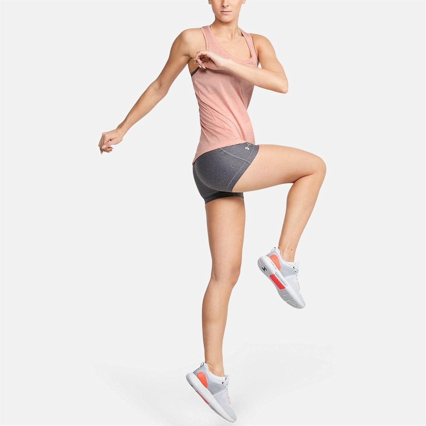 image:imageUnder Armour Womens Tech Twist Tank TopPeach Frost 846Metallic Silver