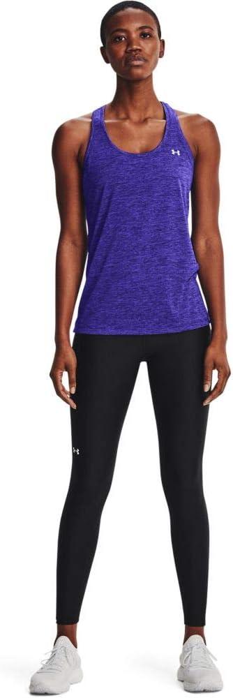 image:imageUnder Armour Womens Tech Twist Tank TopUltra Indigo 409Metallic Silver