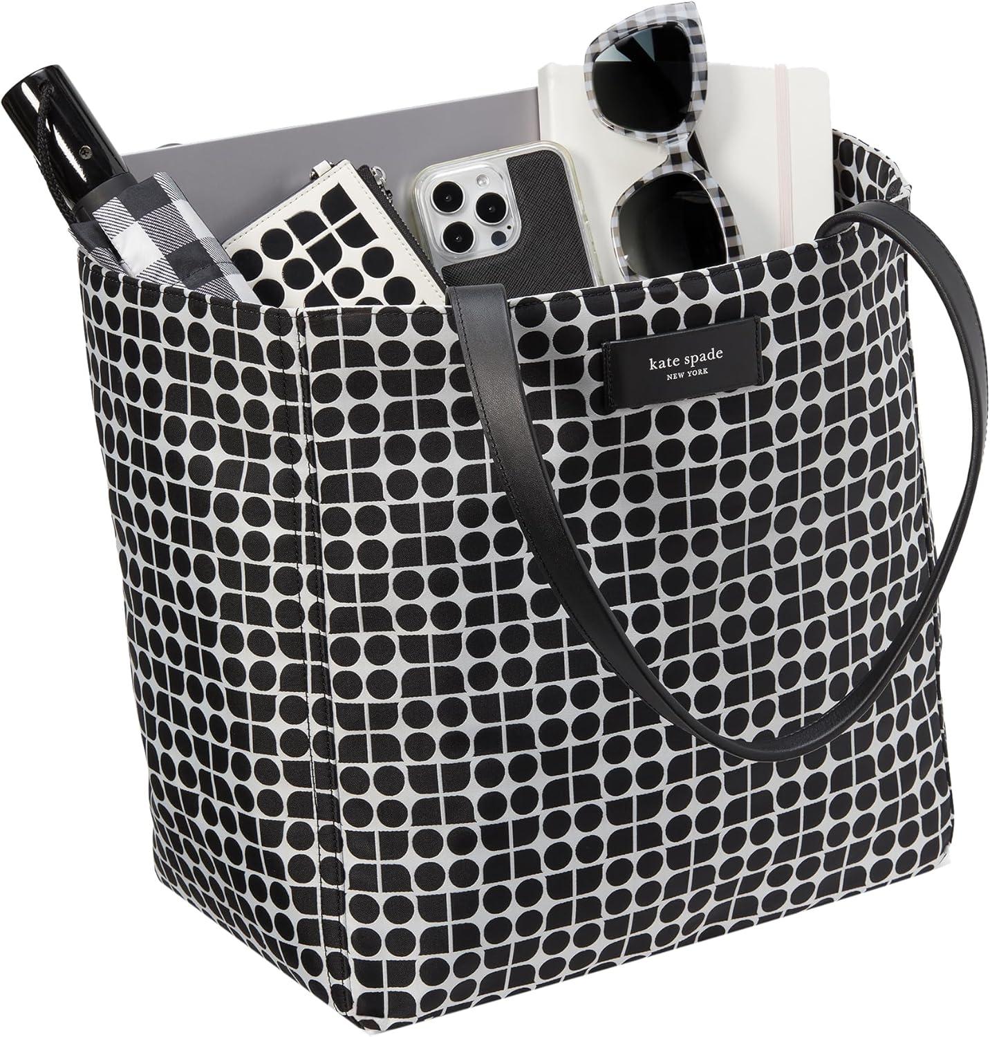 image:imagekate spade new york womens Noel Jacquard Fabric Large ToteBlack Multi