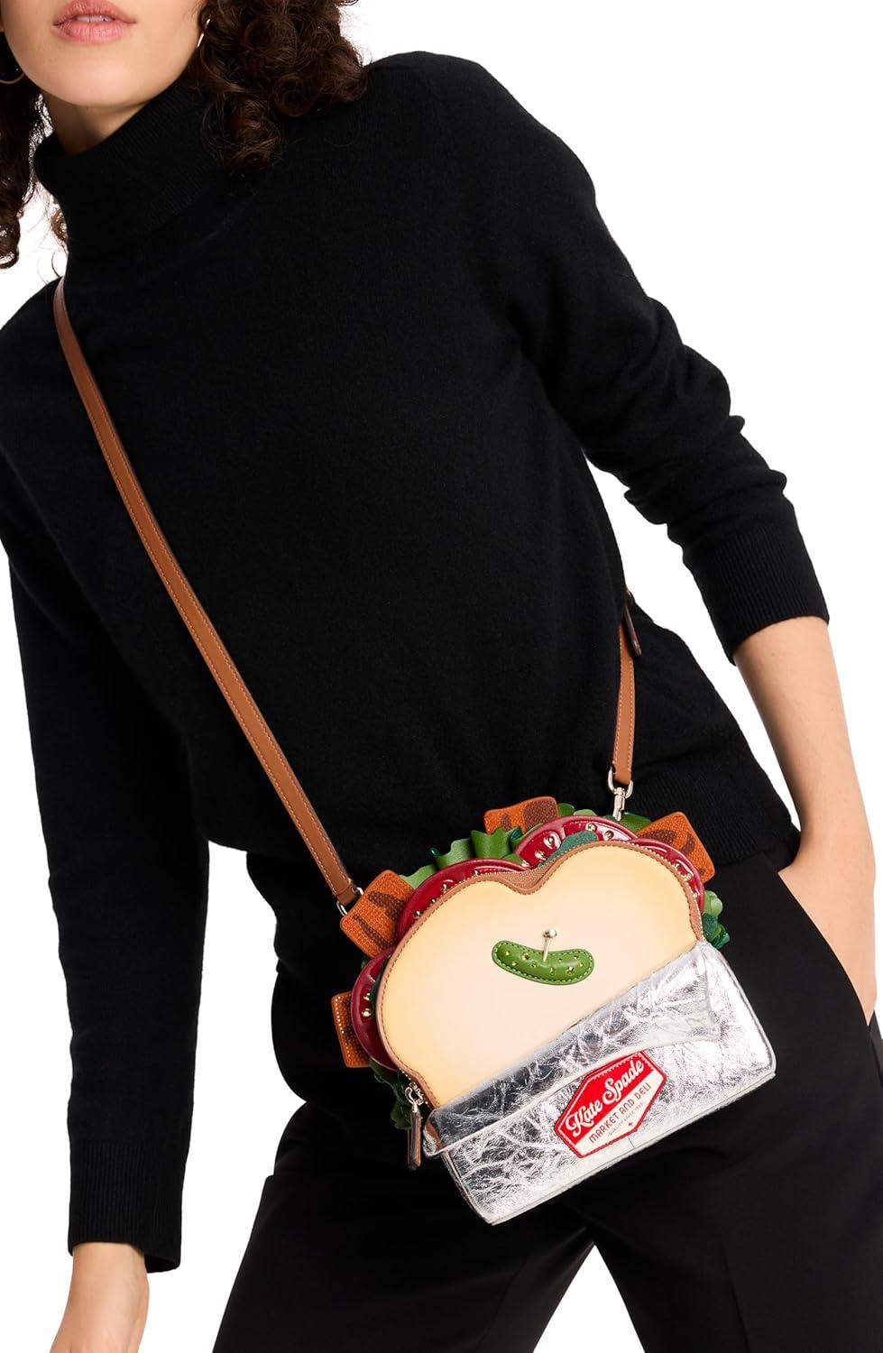 image:imagekate spade new york womens Novelty 3d Crossbody BagGlamwich Embellished Sandwich