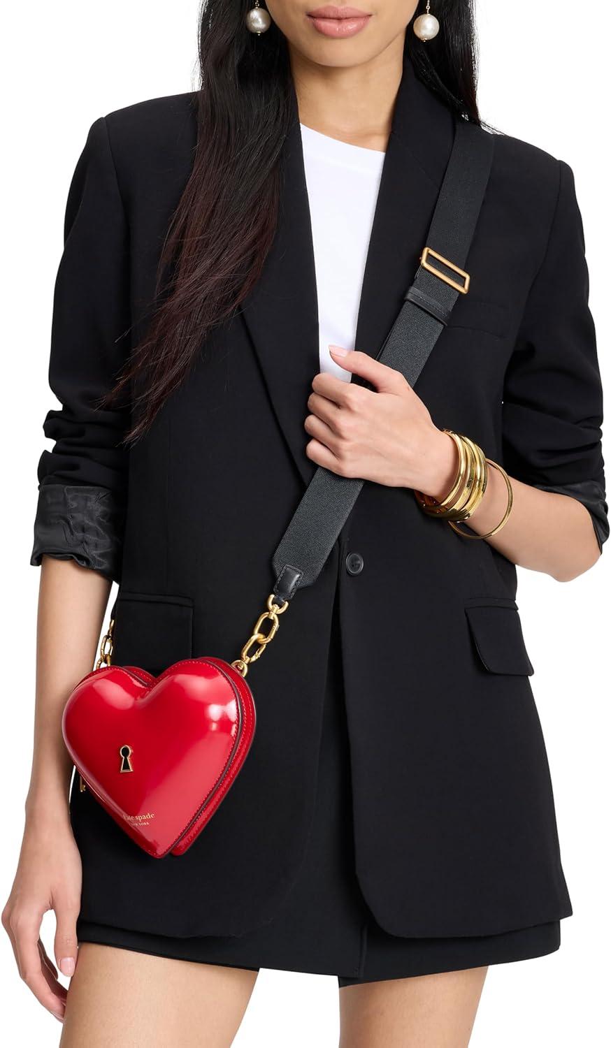 image:imagekate spade new york womens Novelty 3d Crossbody BagRed Key to My Heart