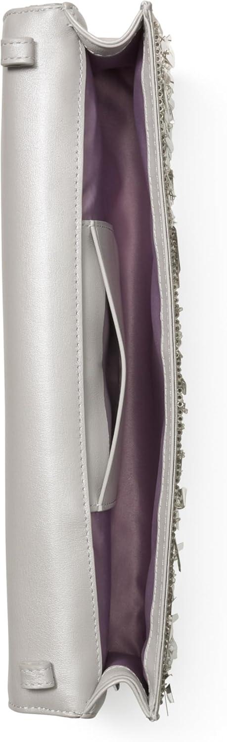 image:imagekate spade new york womens Novelty 3d Crossbody BagSilver Embellished Fringe
