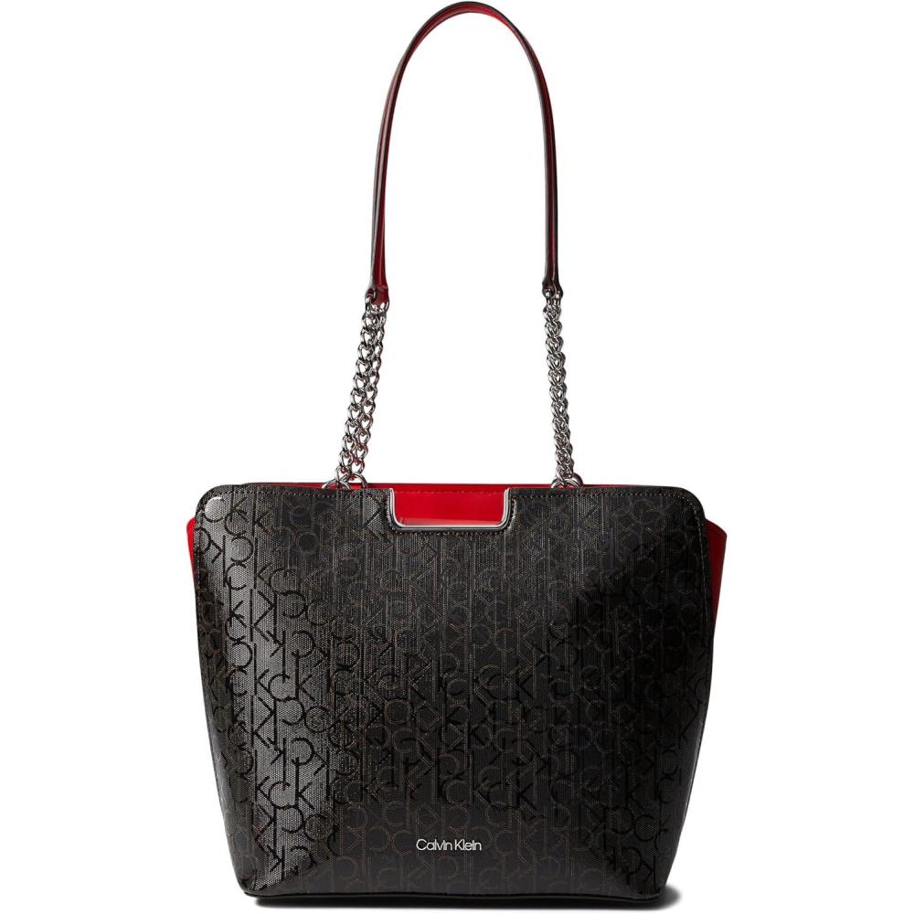 image:imageCalvin Klein Finley ToteBrownKhakiSalsa