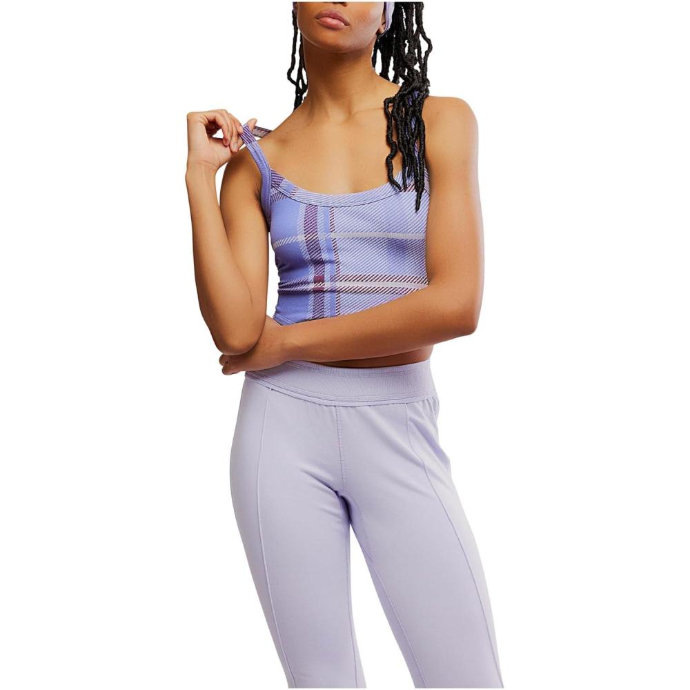 image:imageFP Movement Womens All Clear Cami Plaid JacquardPlaid Pulse Combo
