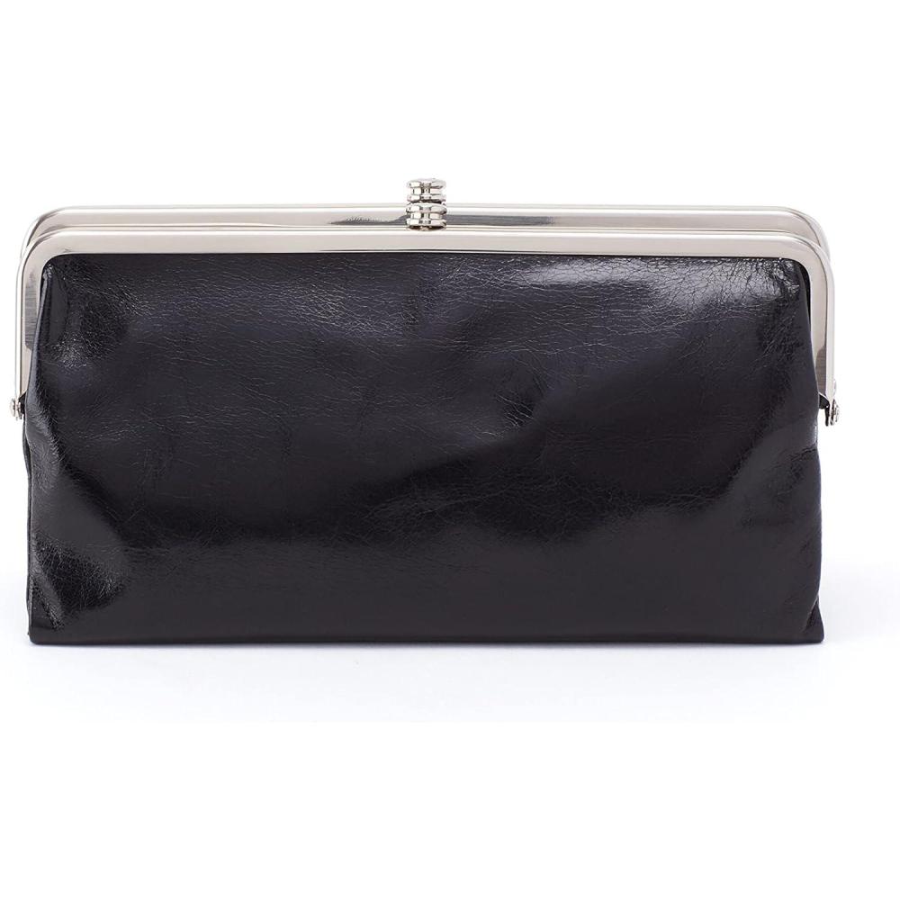 image:imageHOBO Lauren Leather Clutch Wallet for WomenBlack