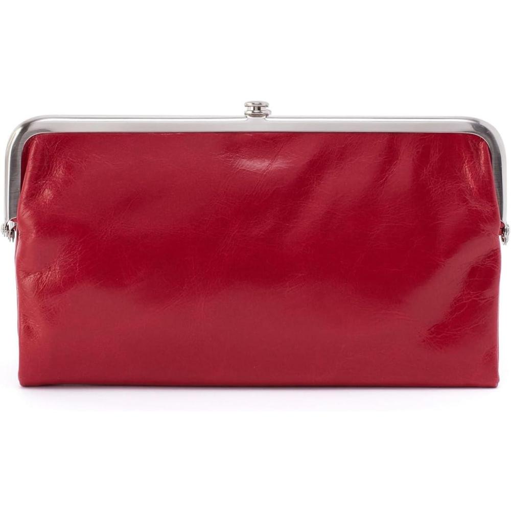 image:imageHOBO Lauren Leather Clutch Wallet for WomenClaret