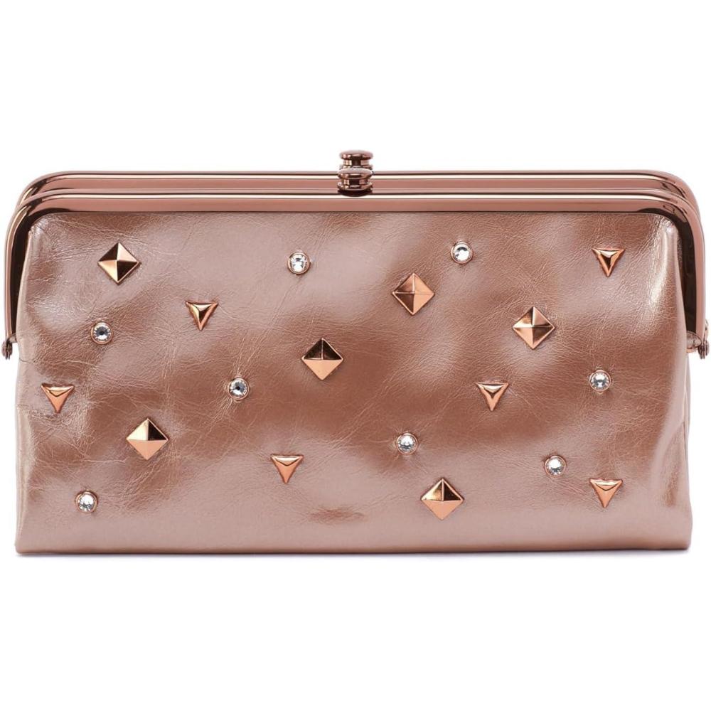 image:imageHOBO Lauren Leather Clutch Wallet for WomenFrosted Rose