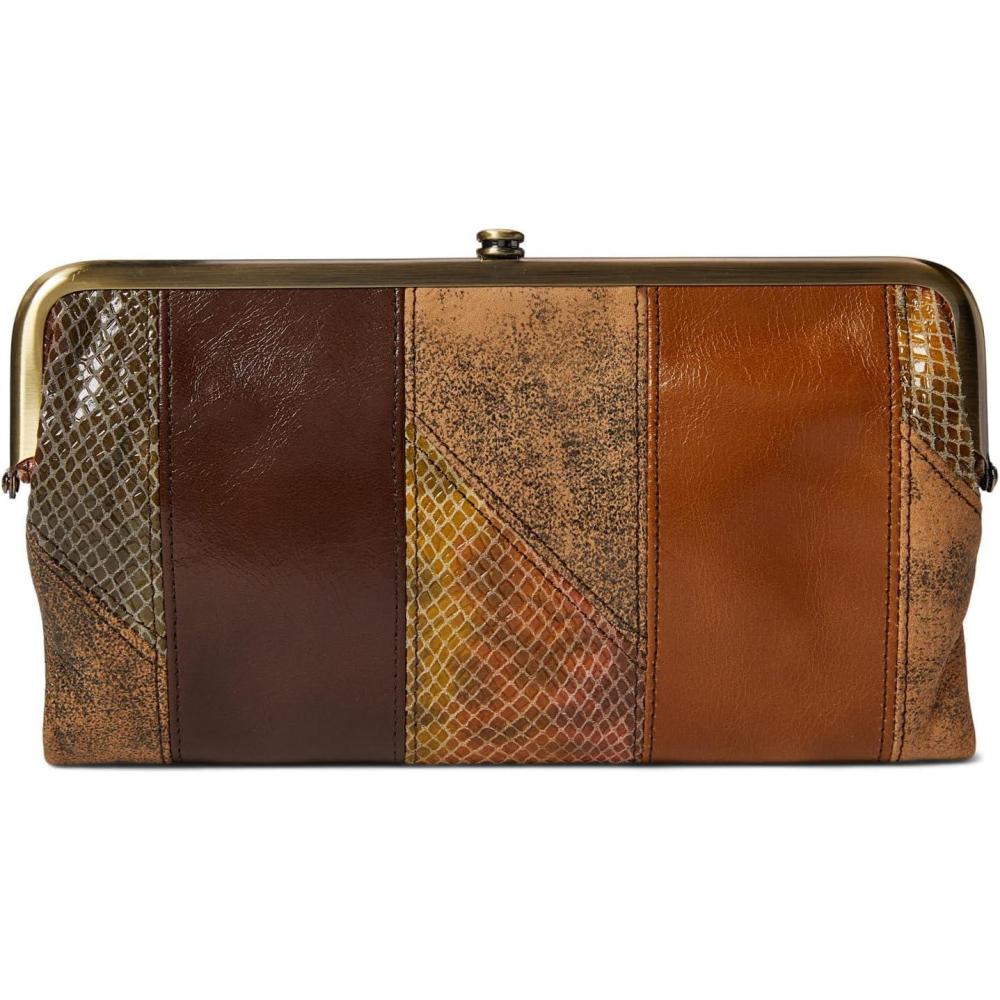 image:imageHOBO Lauren Leather Clutch Wallet for WomenMocha Multi
