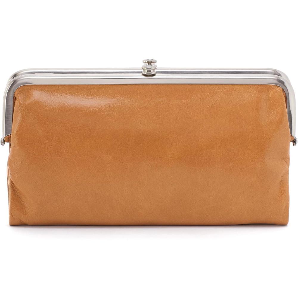 image:imageHOBO Lauren Leather Clutch Wallet for WomenNatural