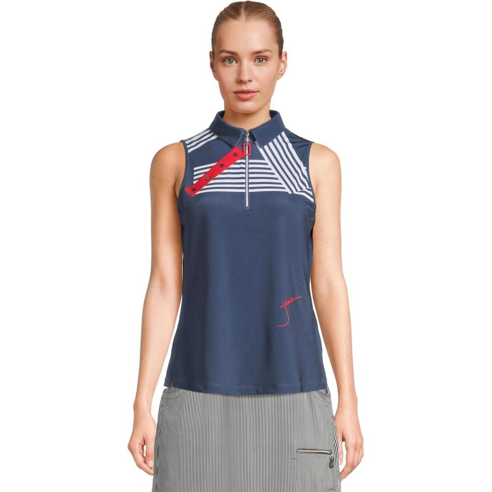 image:imageJamie Sadock Womens Crossings Sleeveless TopMoonlit Navy