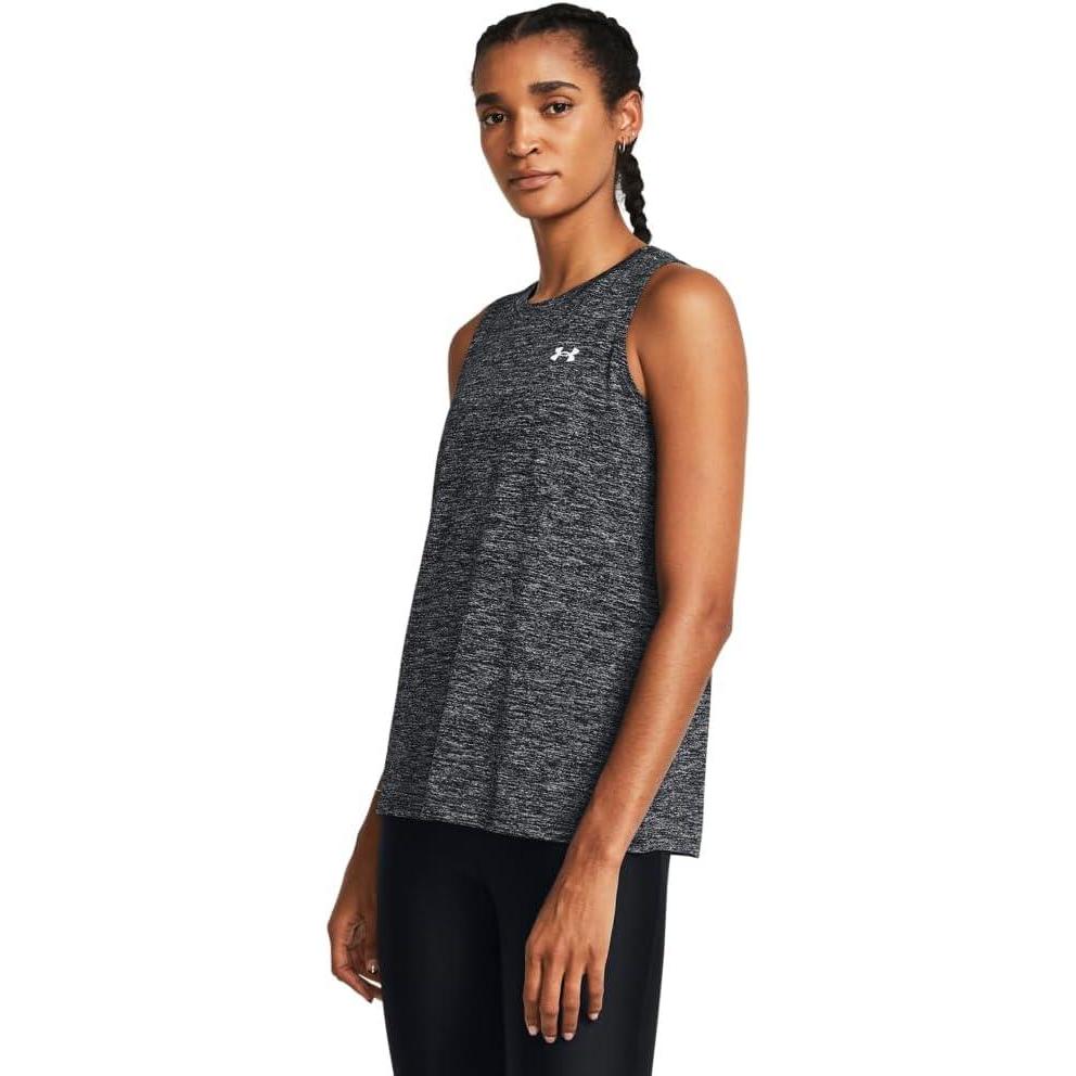 image:imageUnder Armour Womens Tech Twist Tank Top001 Black   White
