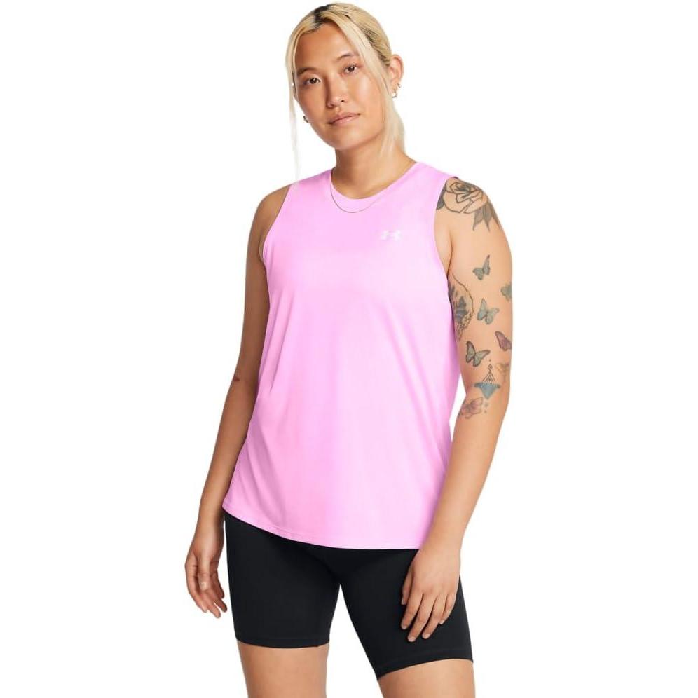 image:imageUnder Armour Womens Tech Twist Tank Top638 Stellar Pink White