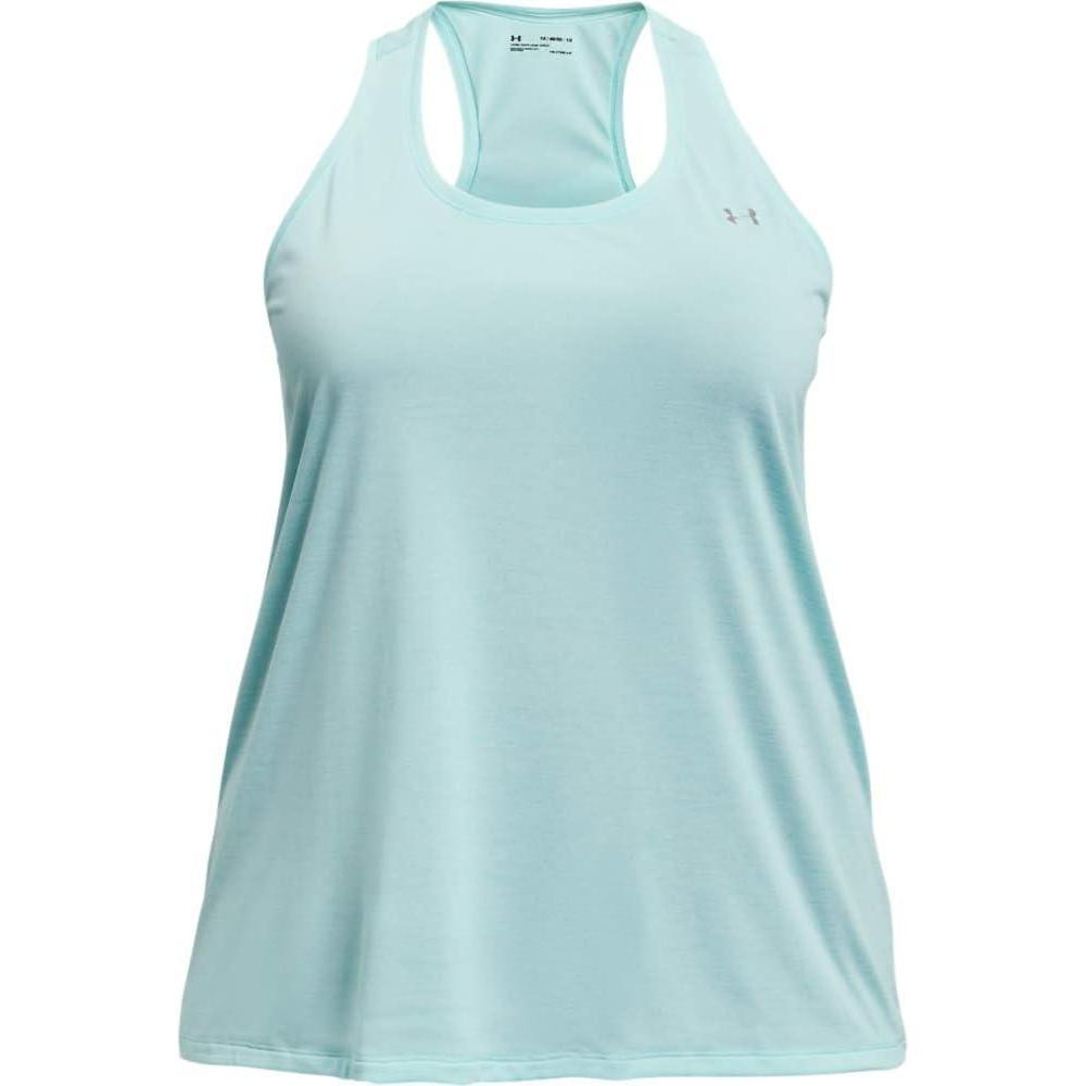 image:imageUnder Armour Womens Tech Twist Tank TopBreeze 441Metallic Silver