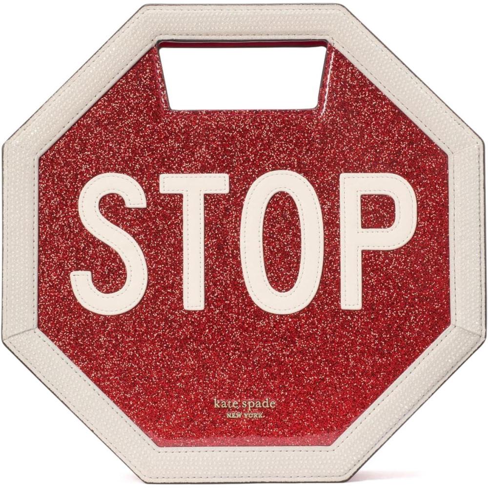 image:imagekate spade new york womens Novelty 3d Crossbody BagRed Multi Stop Sign