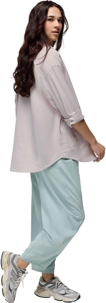 image:imageprAna Womens Railay Oversized Button DownAlmond