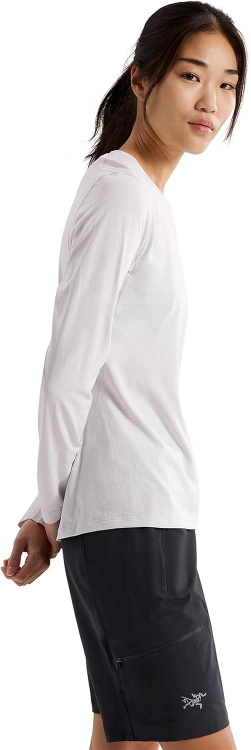image:imageArcteryx Taema Crew Neck Long Sleeve Shirts for Women Quick Dry Long Sleeve Workout Shirts Hiking Running Fitness TopsAtmos Heather