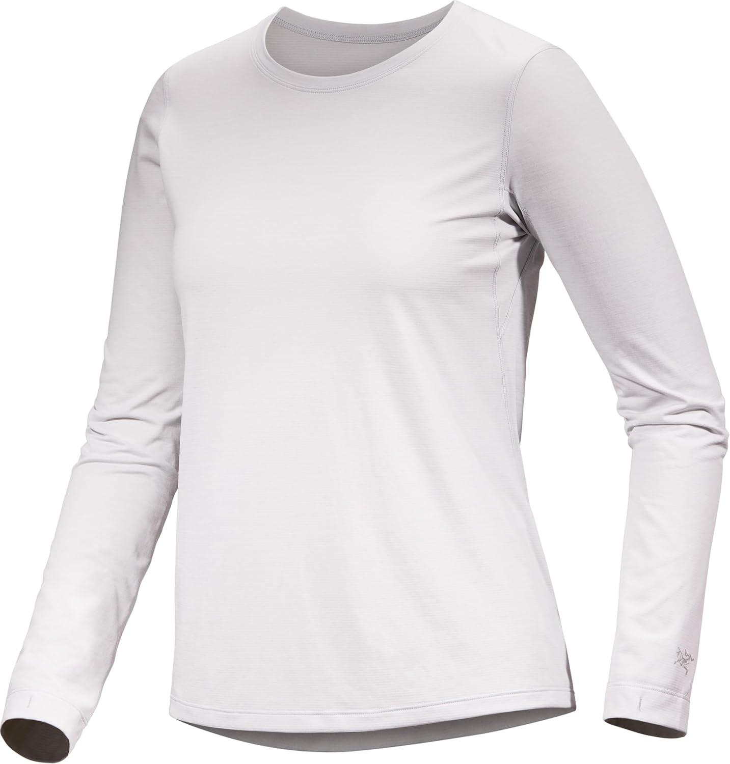 image:imageArcteryx Taema Crew Neck Long Sleeve Shirts for Women Quick Dry Long Sleeve Workout Shirts Hiking Running Fitness TopsAtmos Heather