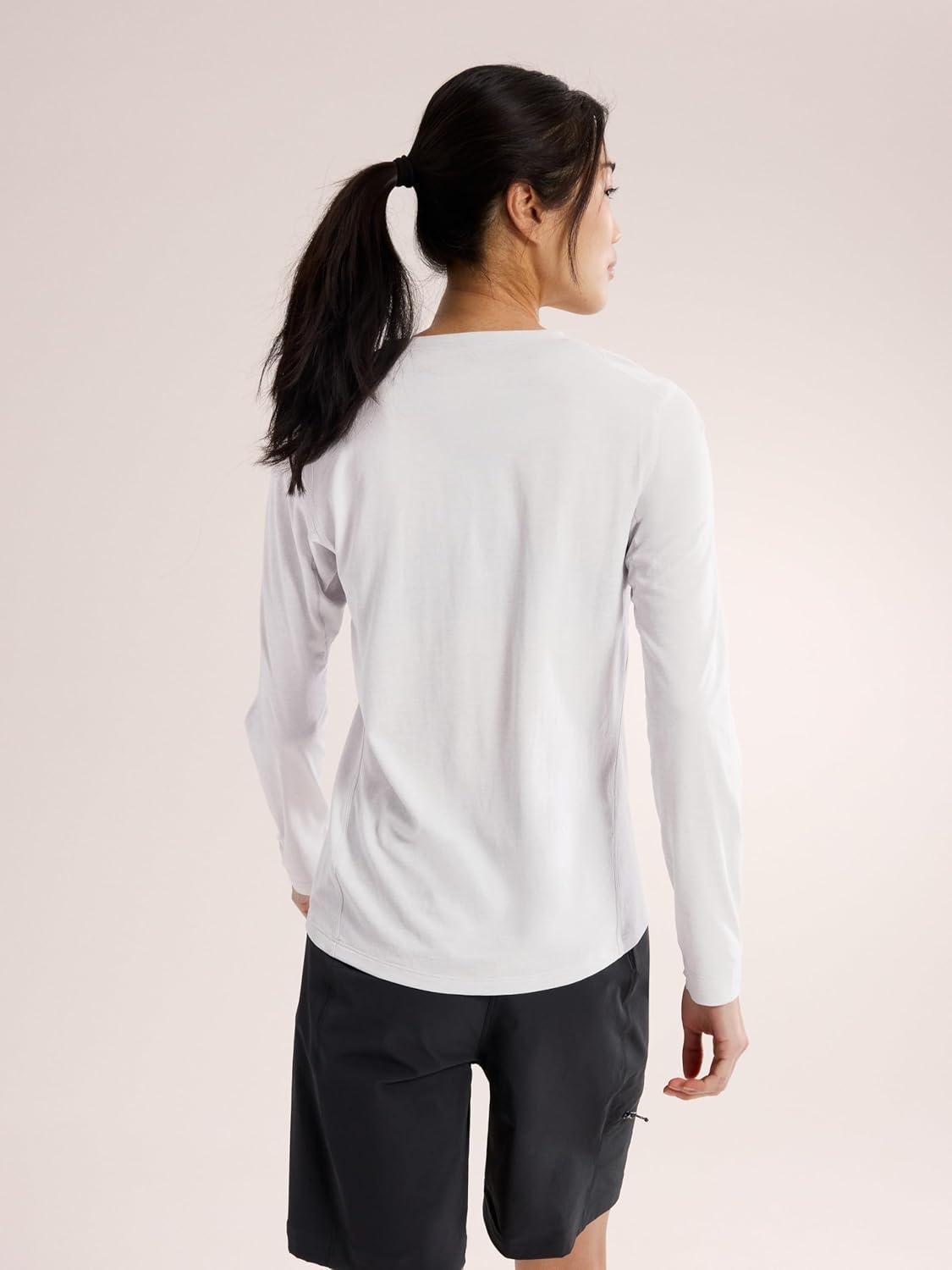 image:imageArcteryx Taema Crew Neck Long Sleeve Shirts for Women Quick Dry Long Sleeve Workout Shirts Hiking Running Fitness TopsAtmos Heather