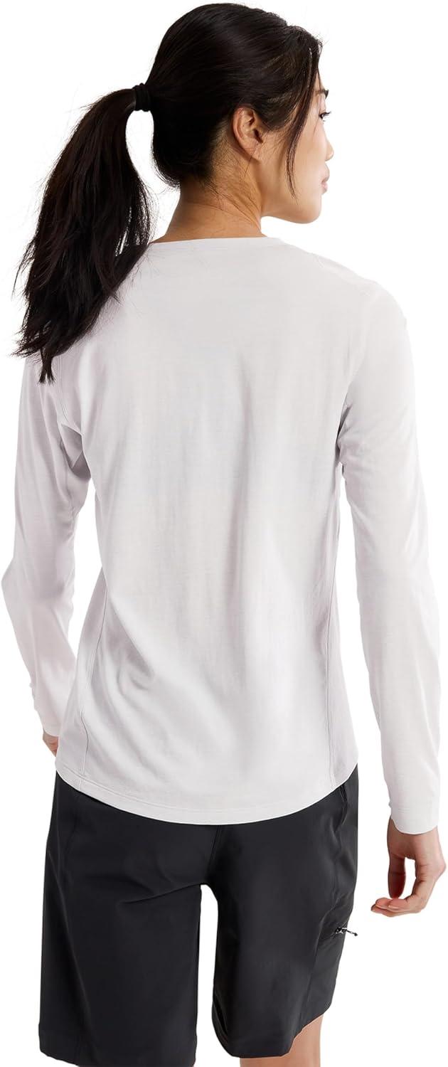 image:imageArcteryx Taema Crew Neck Long Sleeve Shirts for Women Quick Dry Long Sleeve Workout Shirts Hiking Running Fitness TopsAtmos Heather