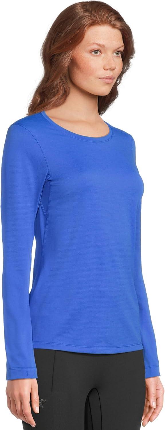 image:imageArcteryx Taema Crew Neck Long Sleeve Shirts for Women Quick Dry Long Sleeve Workout Shirts Hiking Running Fitness TopsElectra Heather