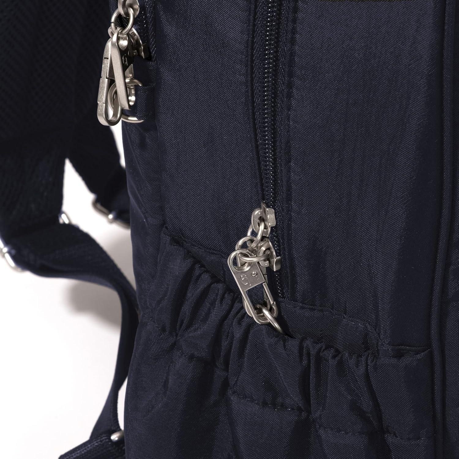 image:imageBaggallini Securtex AntiTheft Laptop Backpack CharcoalFrench Navy