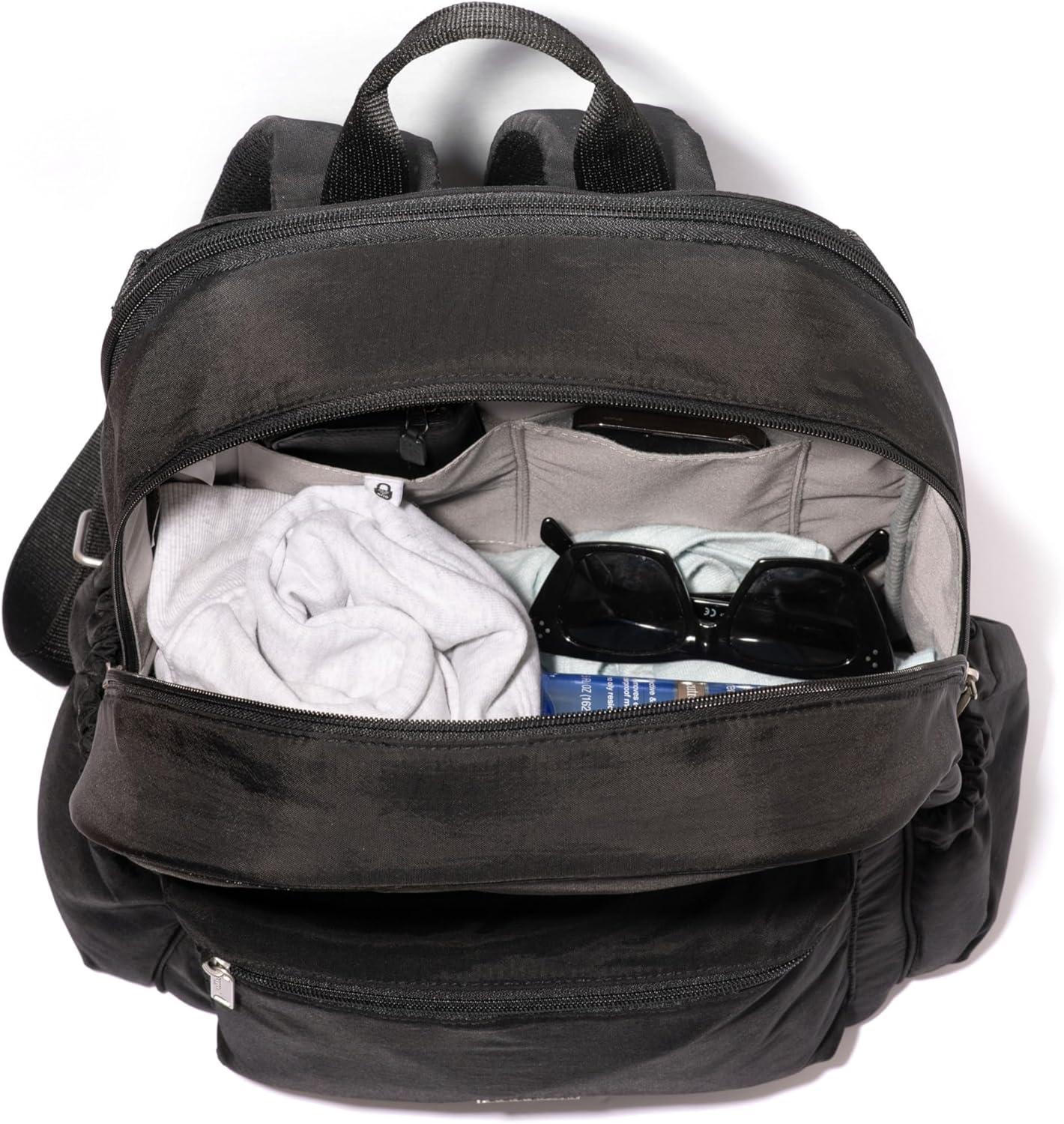 image:imageBaggallini Securtex AntiTheft Laptop Backpack CharcoalFrench Navy