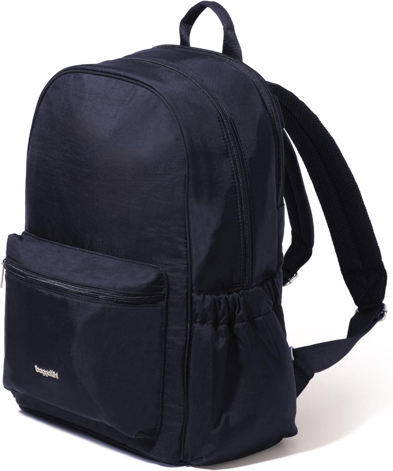 image:imageBaggallini Securtex AntiTheft Laptop Backpack CharcoalFrench Navy