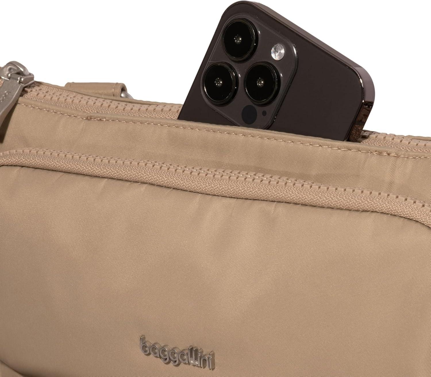image:imageBaggallini womens Nolita CrossbodyTaupe Twill