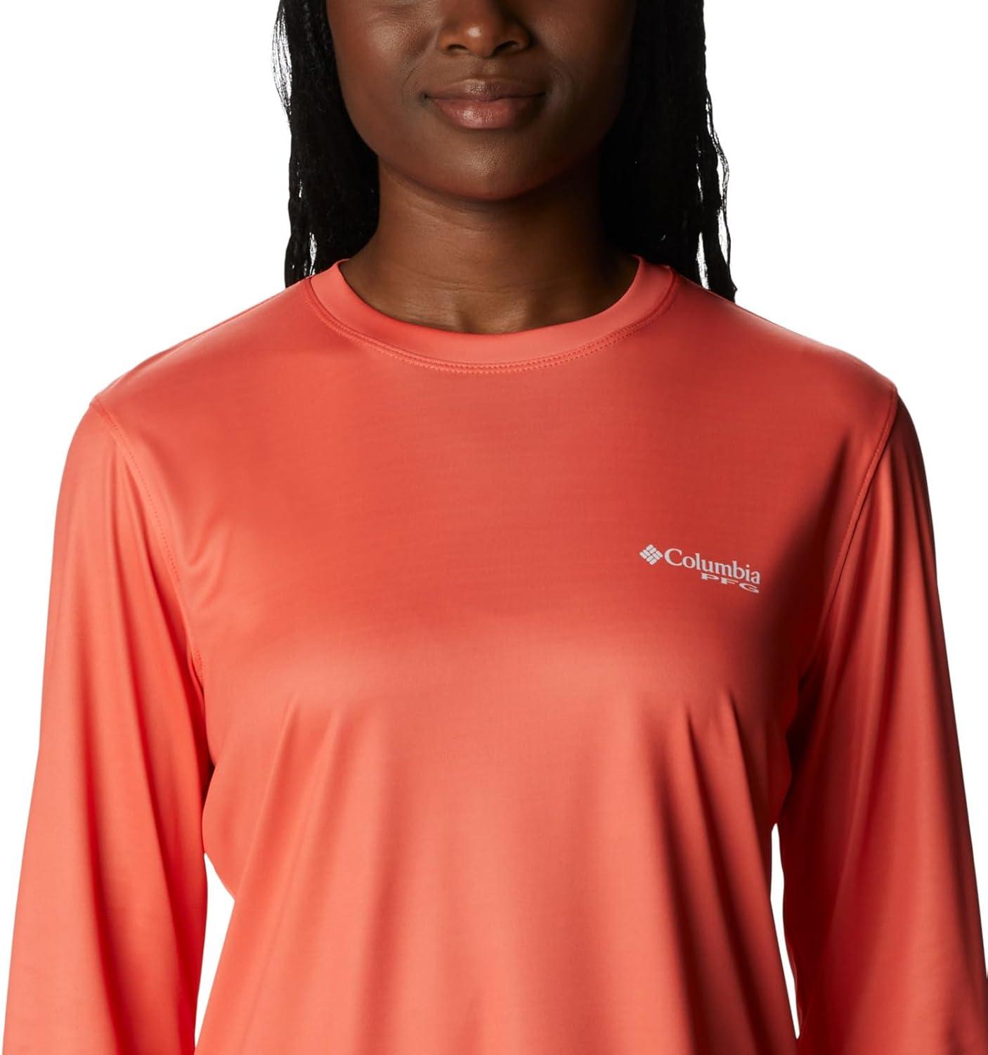 image:imageColumbia Womens Tidal Tee PFG Fish Star Long SleeveCorangeFish Star Tropamix