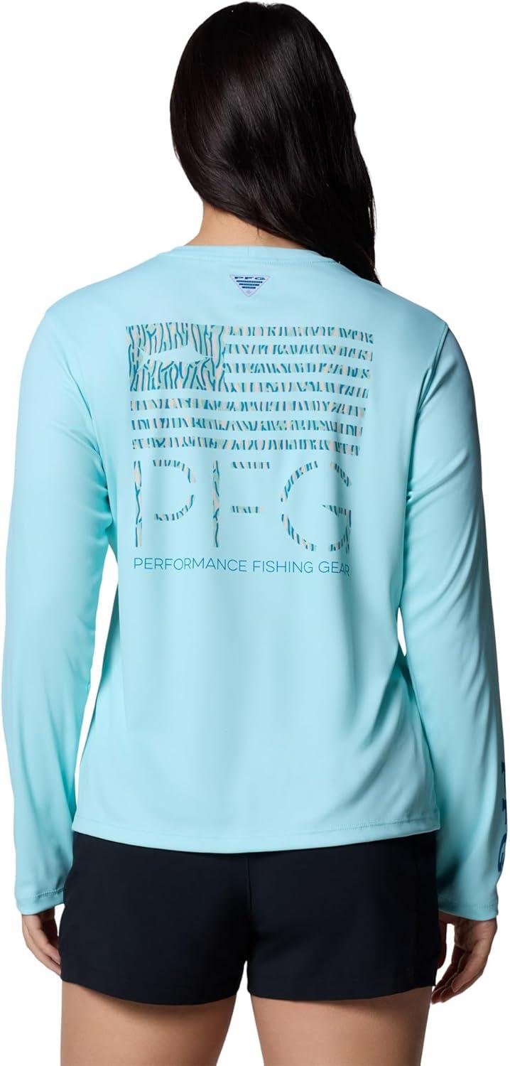 image:imageColumbia Womens Tidal Tee PFG Fish Star Long SleeveGulf StreamFish Star Marlin Coralize