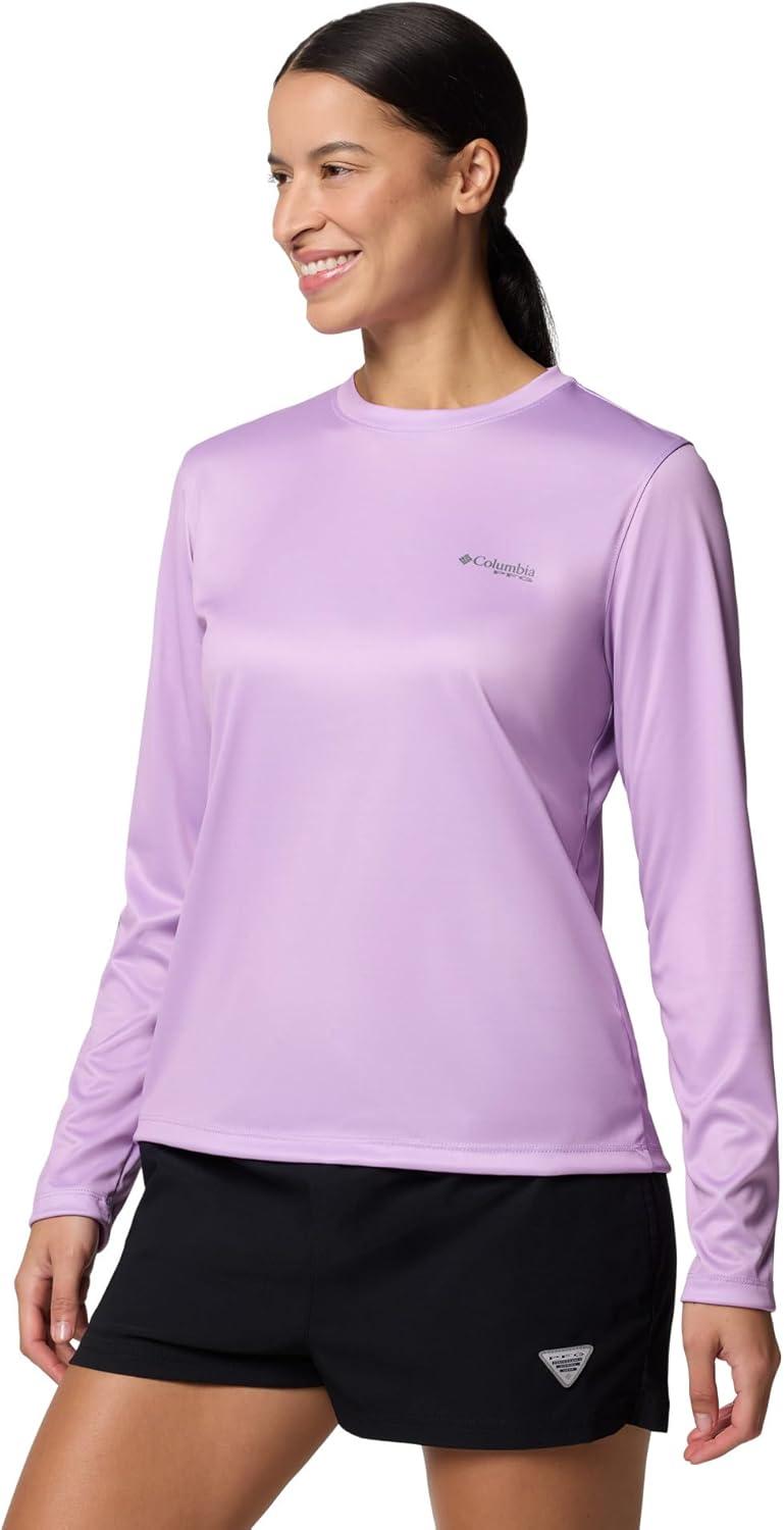 image:imageColumbia Womens Tidal Tee PFG Fish Star Long SleeveHydrangeaFish Star Marlin Floracamo