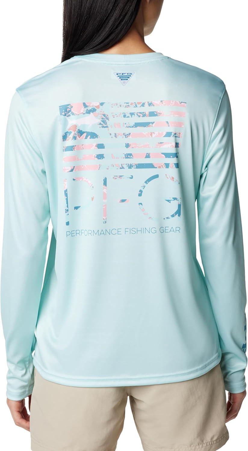 image:imageColumbia Womens Tidal Tee PFG Fish Star Long SleeveIcy MornFish Star Splashflora