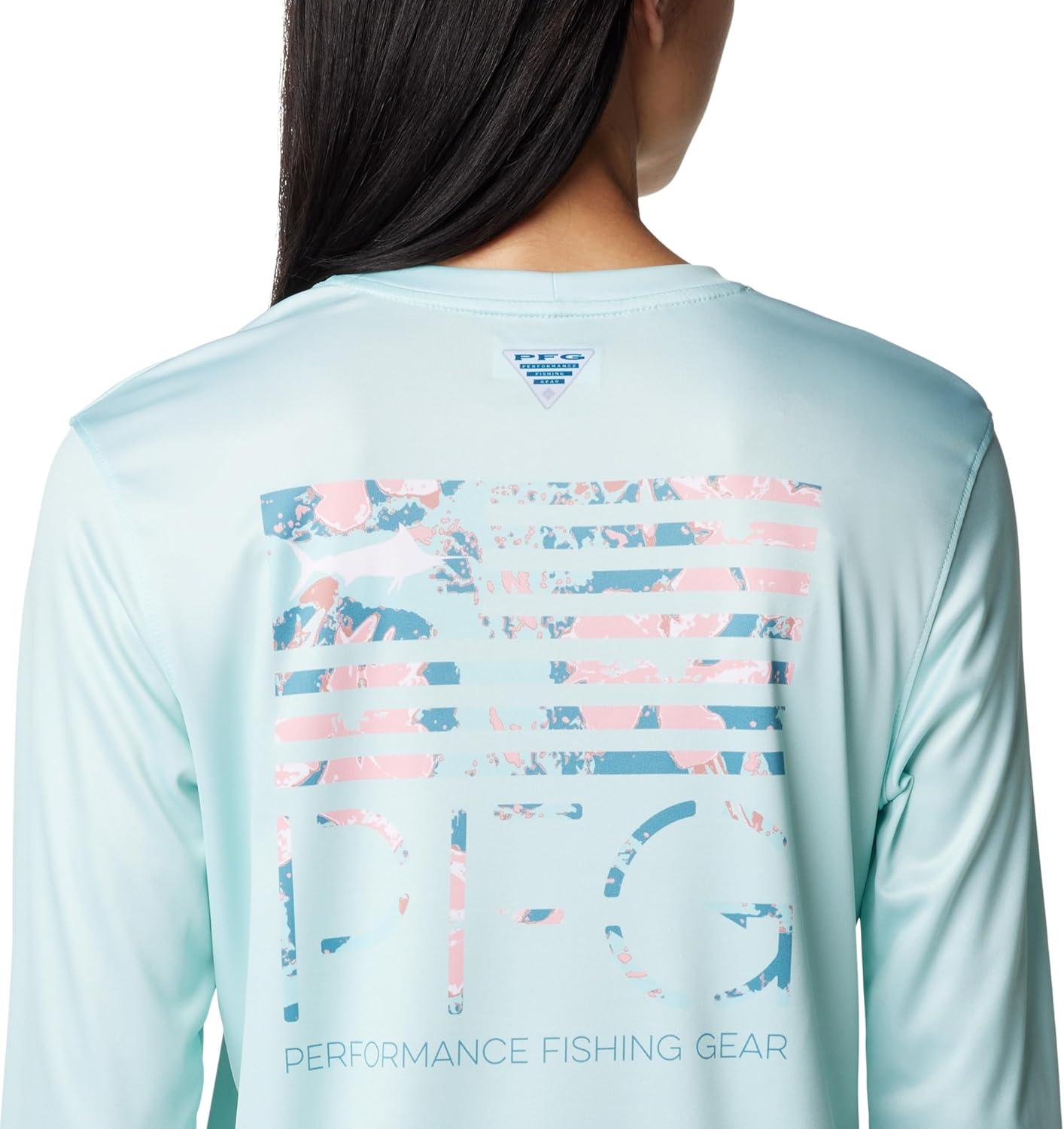 image:imageColumbia Womens Tidal Tee PFG Fish Star Long SleeveIcy MornFish Star Splashflora
