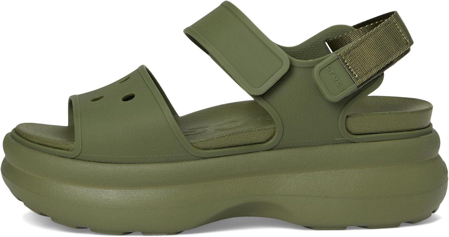image:imageCrocs Womens Soho Y Strap SandalsArmy Green