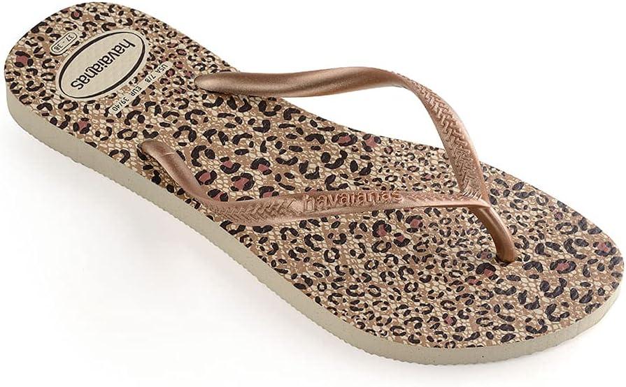 image:imageHavaianas Womens Dragon Flip FlopBeige Straw Ocre Metallic