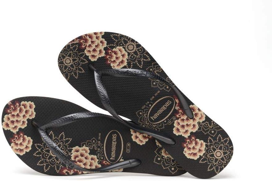 image:imageHavaianas Womens Dragon Flip FlopBlack Dark Grey Metallic
