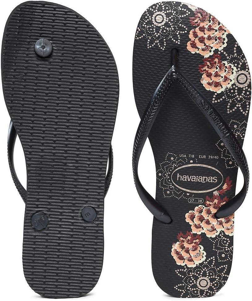 image:imageHavaianas Womens Dragon Flip FlopBlack Dark Grey Metallic