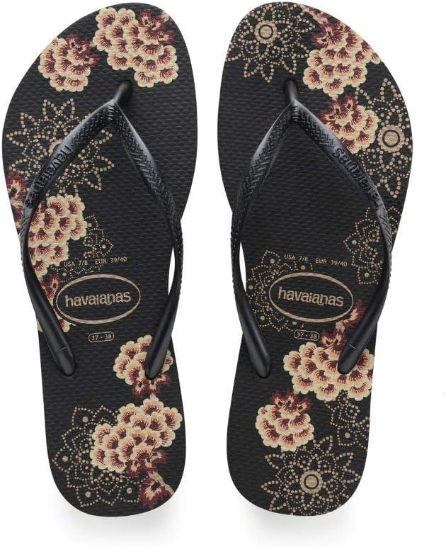 image:imageHavaianas Womens Dragon Flip FlopBlack Dark Grey Metallic