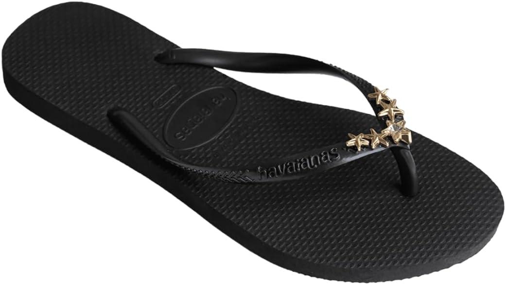 image:imageHavaianas Womens Dragon Flip FlopBlack Stars