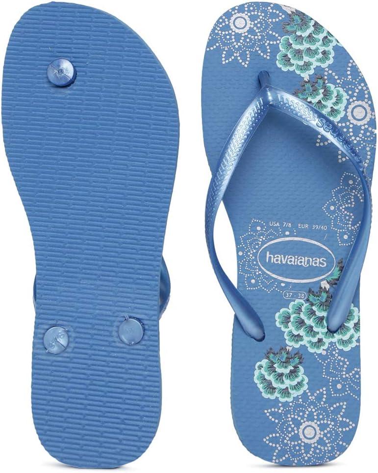 image:imageHavaianas Womens Dragon Flip FlopBlue Metallic
