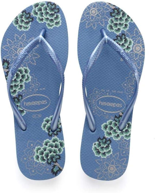 image:imageHavaianas Womens Dragon Flip FlopBlue Metallic