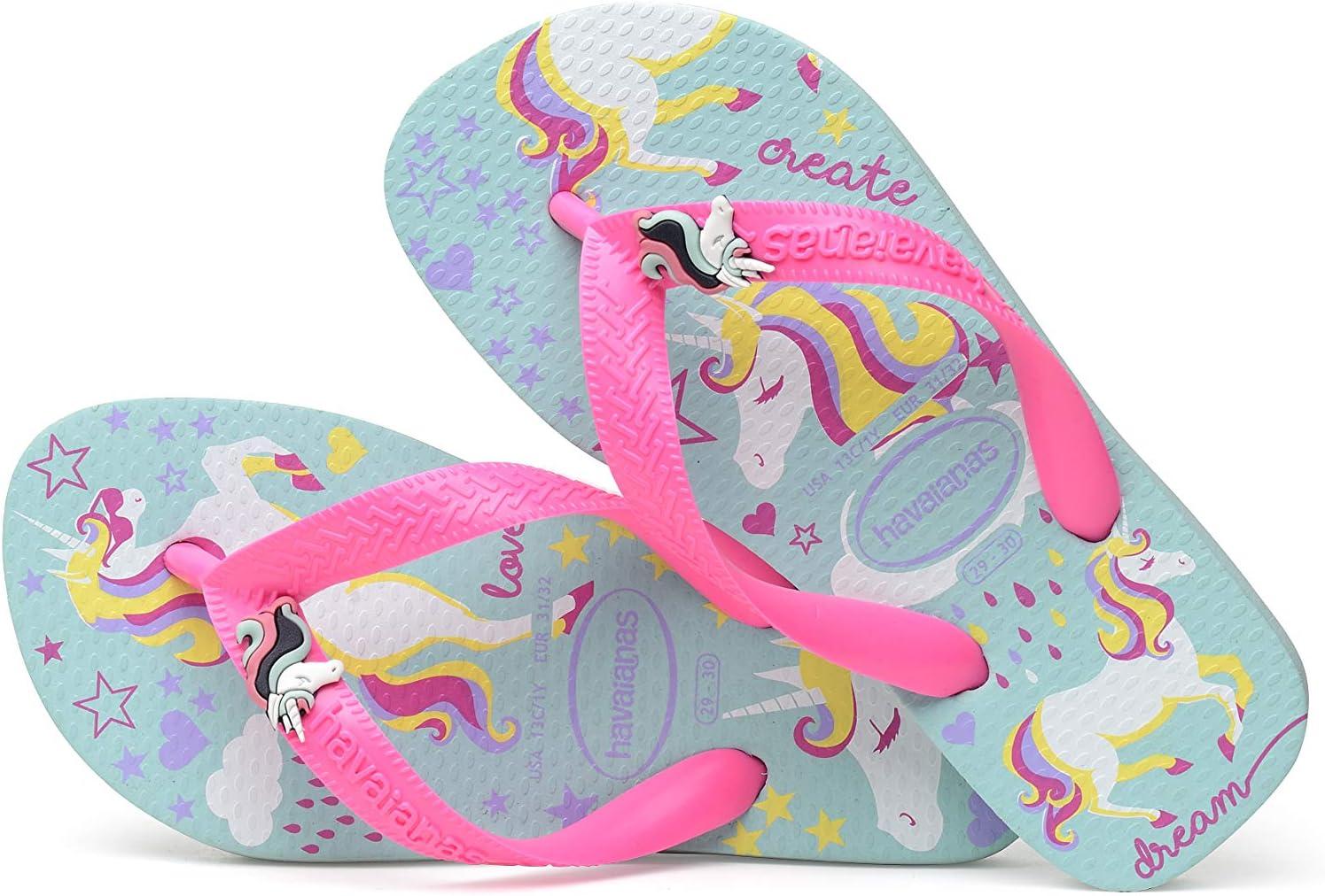 image:imageHavaianas Womens Dragon Flip FlopIce BlueShocking Pink