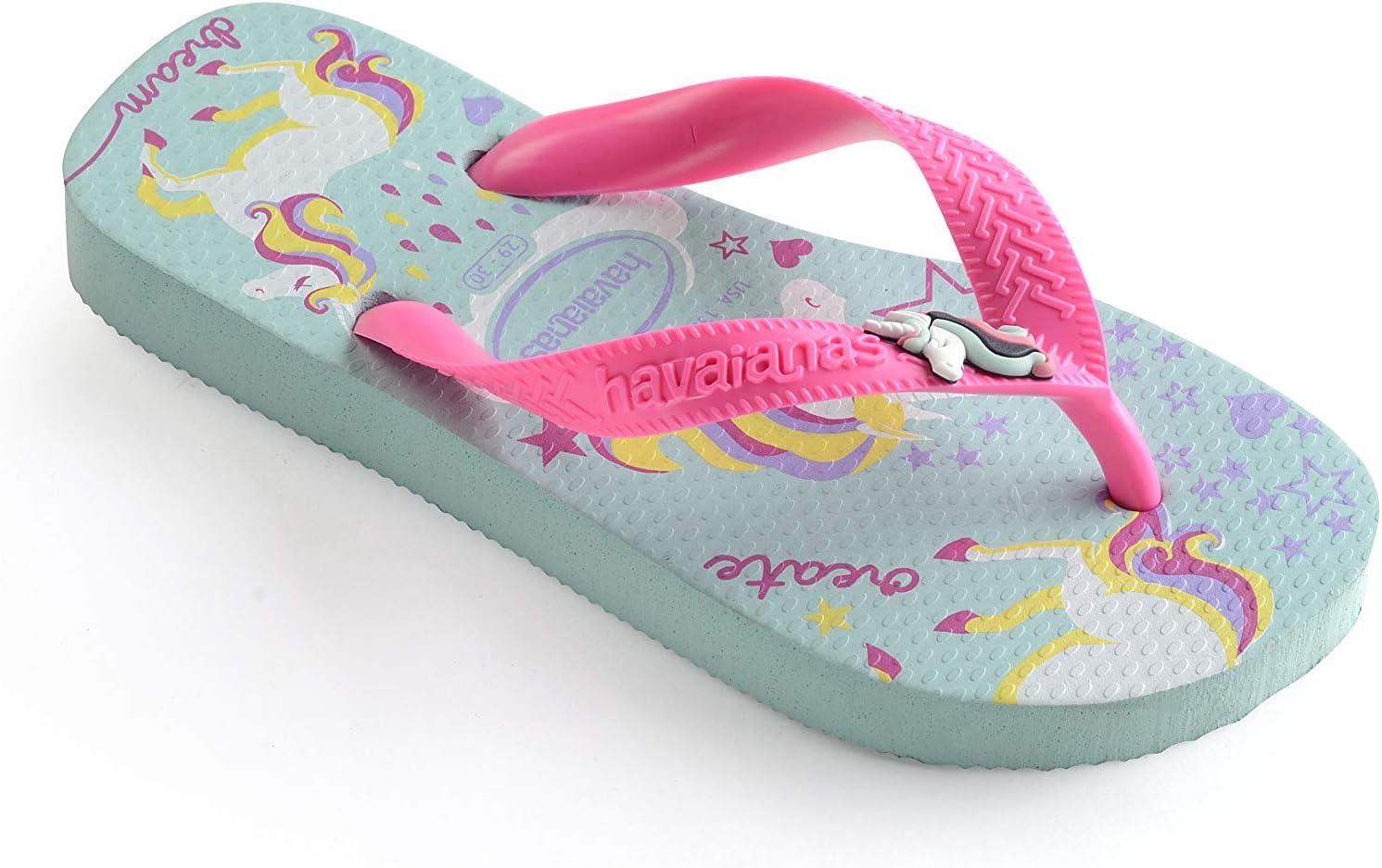 image:imageHavaianas Womens Dragon Flip FlopIce BlueShocking Pink