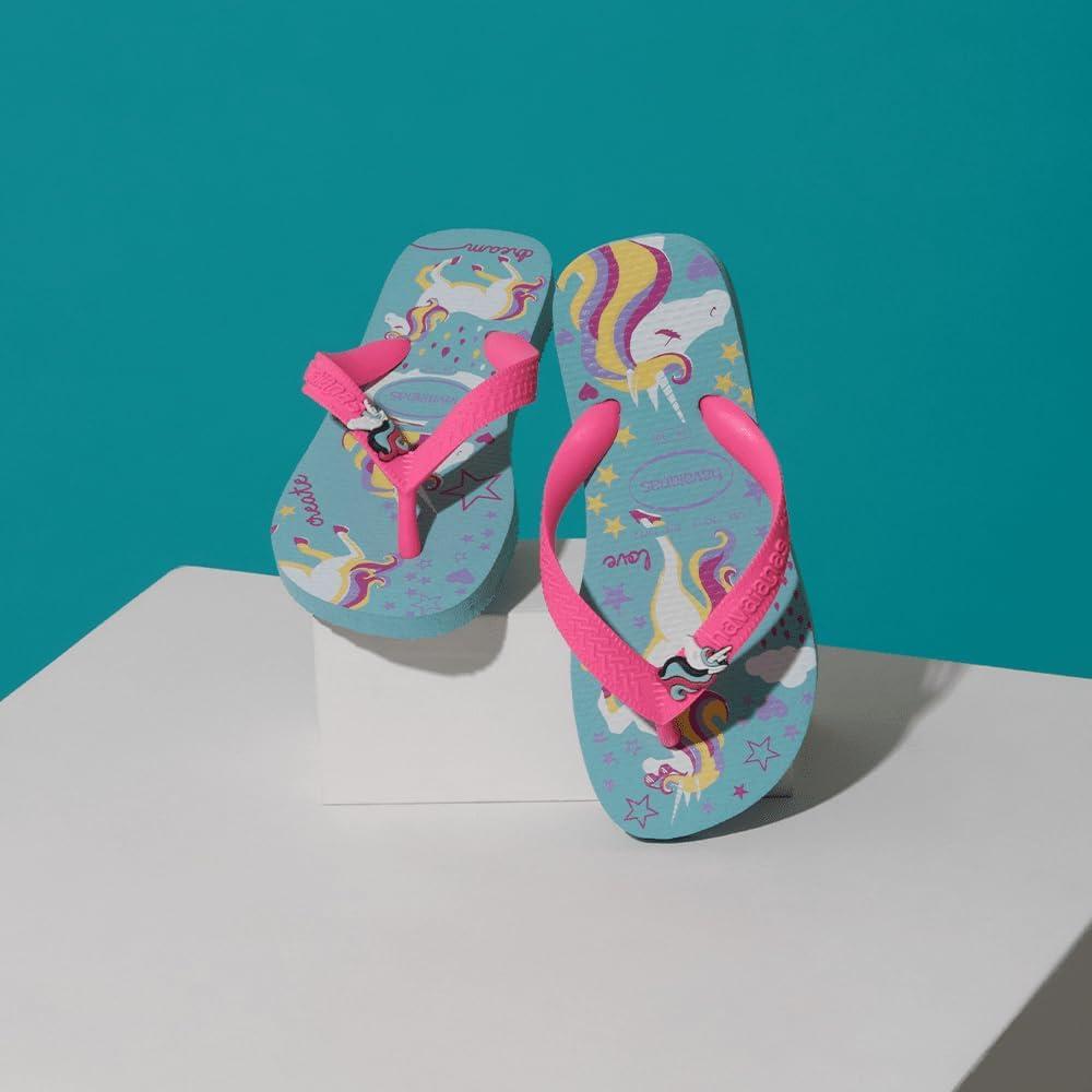 image:imageHavaianas Womens Dragon Flip FlopIce BlueShocking Pink